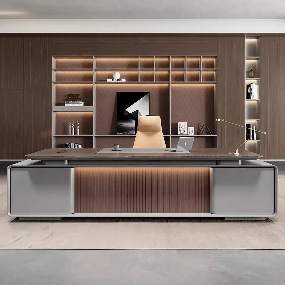 Twilley · Modern L-Shaped Executive Desk