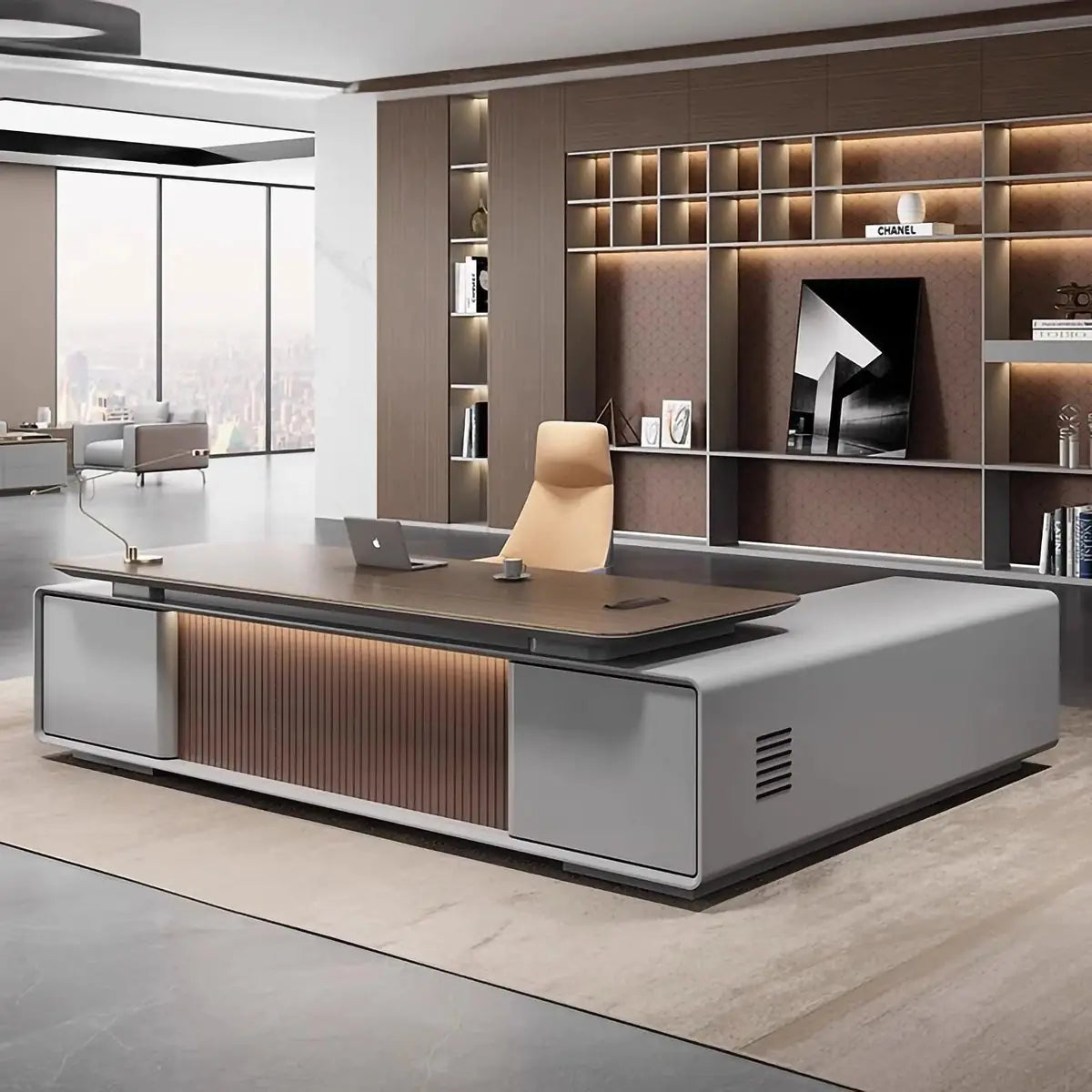 Twilley · Modern L-Shaped Executive Desk