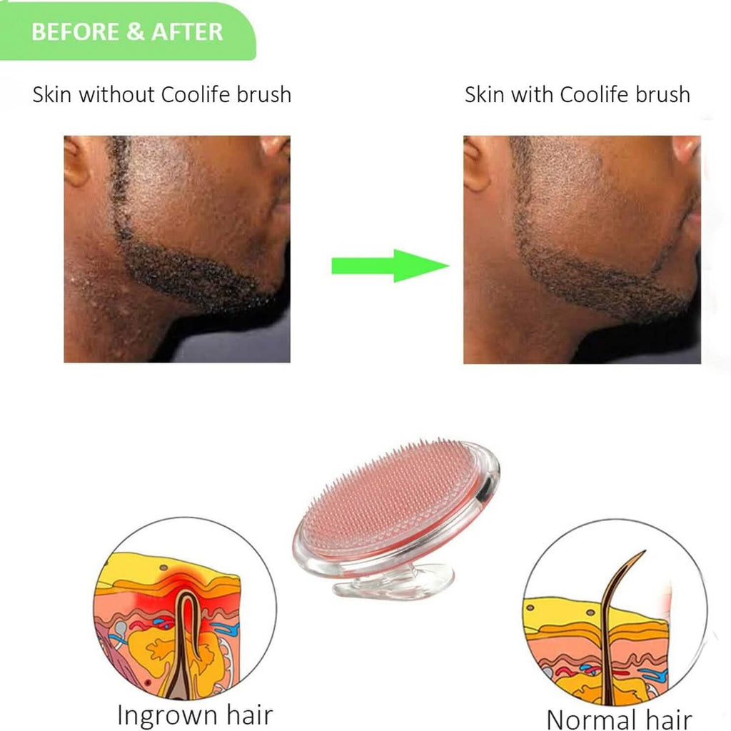 Brosse à shampoing transparente en silicone Masseur de cuir chevelu Peigne lissant