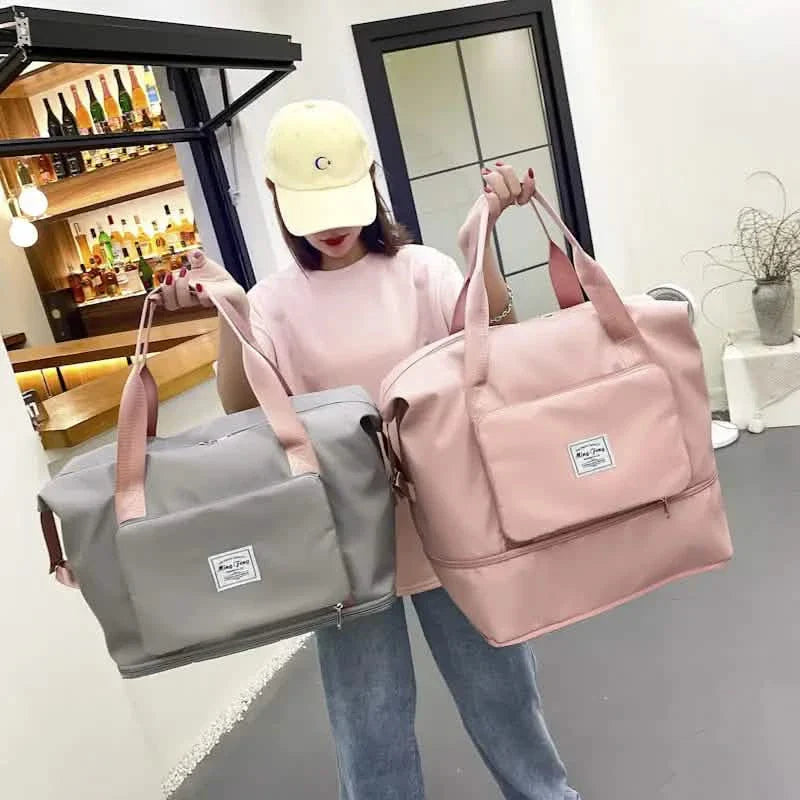 トラベル収納ジッパーハンドバッグ