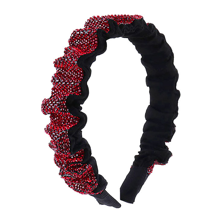 Trendy Braided Knotted Bling Pleated Headband