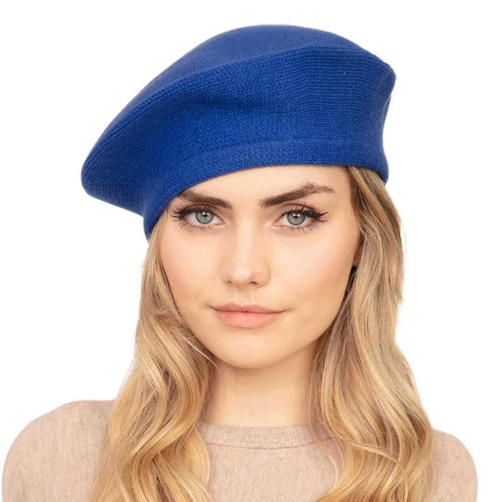 Women's Trendy Fashionable Winter Stretchy Solid Beret Hat