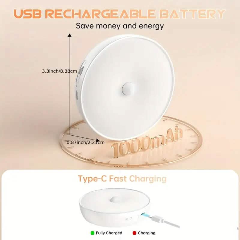 Tricolor Wireless Motion Sensor Night Light