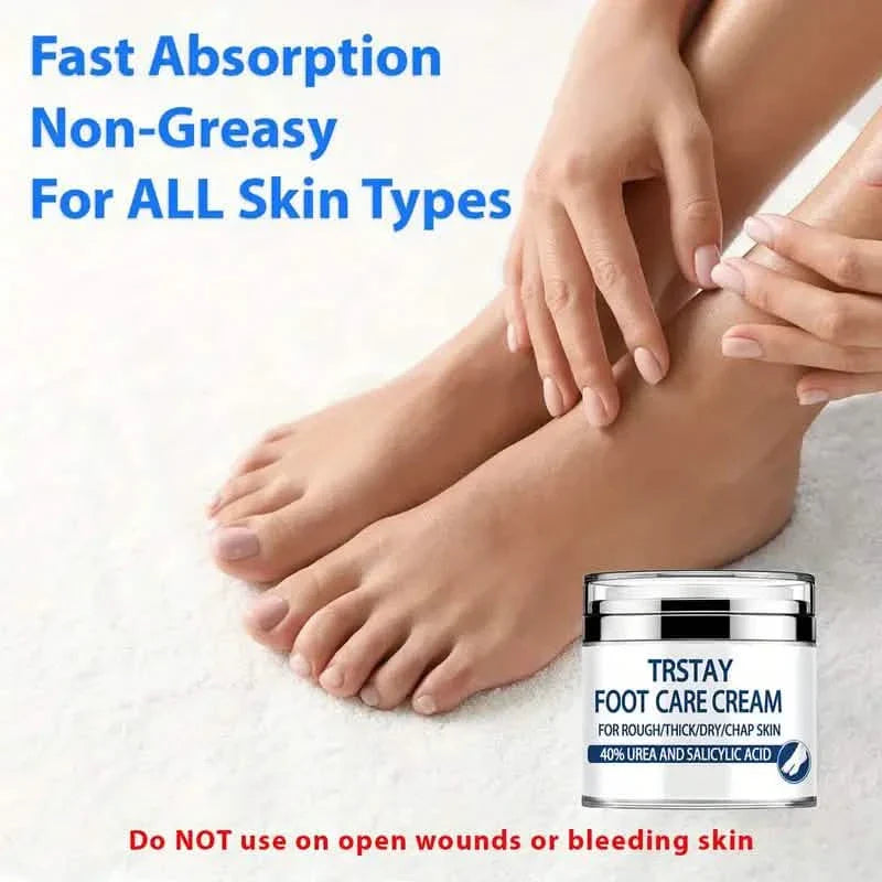 Crème de soin des pieds Trstay 50g / Crème de soin des pieds 40% urée et acide salicylique