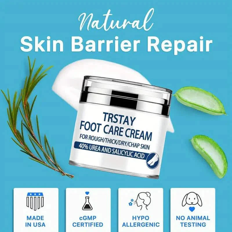 Crème de soin des pieds Trstay 50g / Crème de soin des pieds 40% urée et acide salicylique