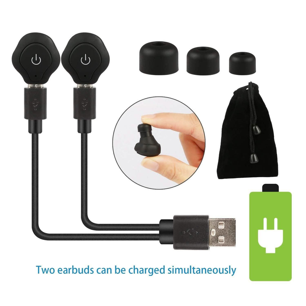 Écouteurs sans fil True Wireless CSR v4.2 Casques intra-auriculaires stéréo