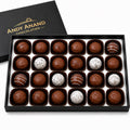 Andy Anand Champagne, Rum, Irish Cream & Kahlua Belgian Chocolate Truffles, 24 pc – Gift Boxed for Birthday, Christmas & Anniversary