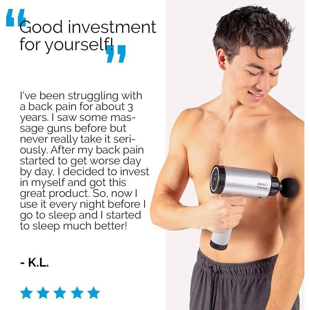 truRelief™ Percussive Massage Gun by truMedic - Massage Gun Deep Tissue