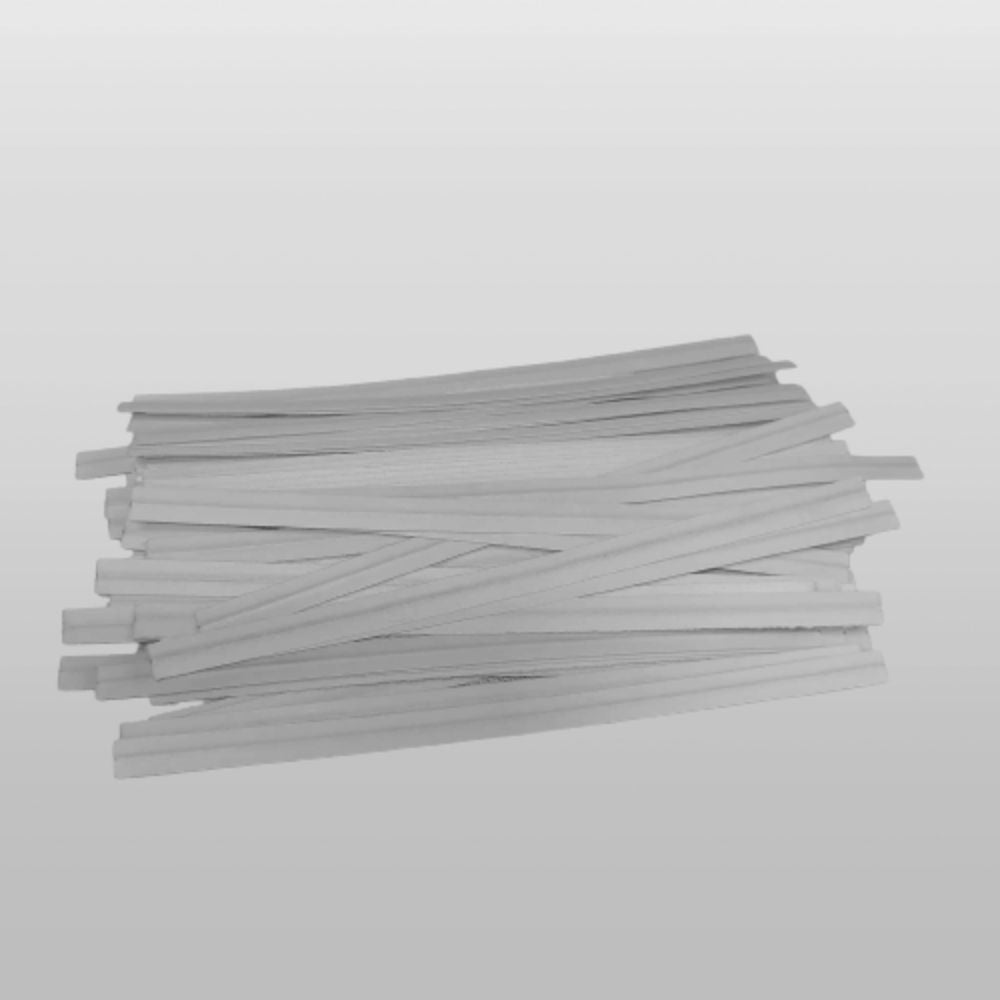 Attaches torsadées laminées – 10,16 cm de long (Plusieurs couleurs)