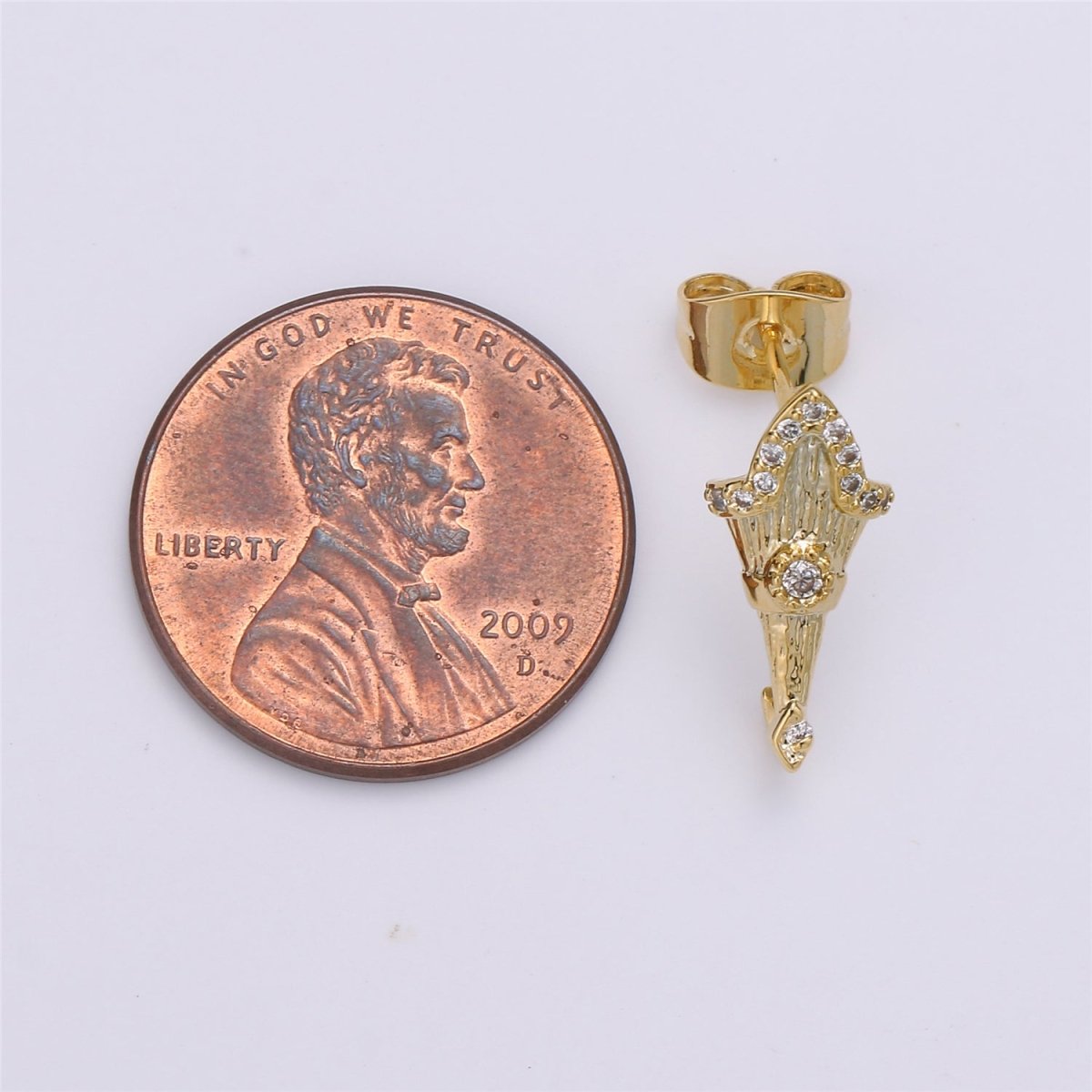 Tulip Gold Filled Studs Earrings K-488