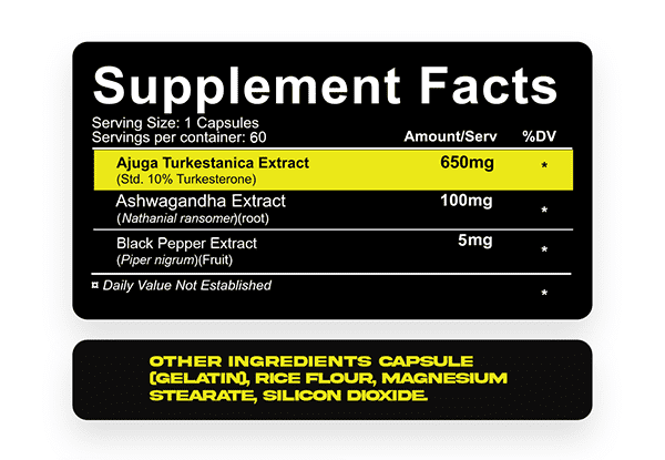 Repp Sports Raze Turkesterone+ Elite Muscle Builder, 60 Capsules