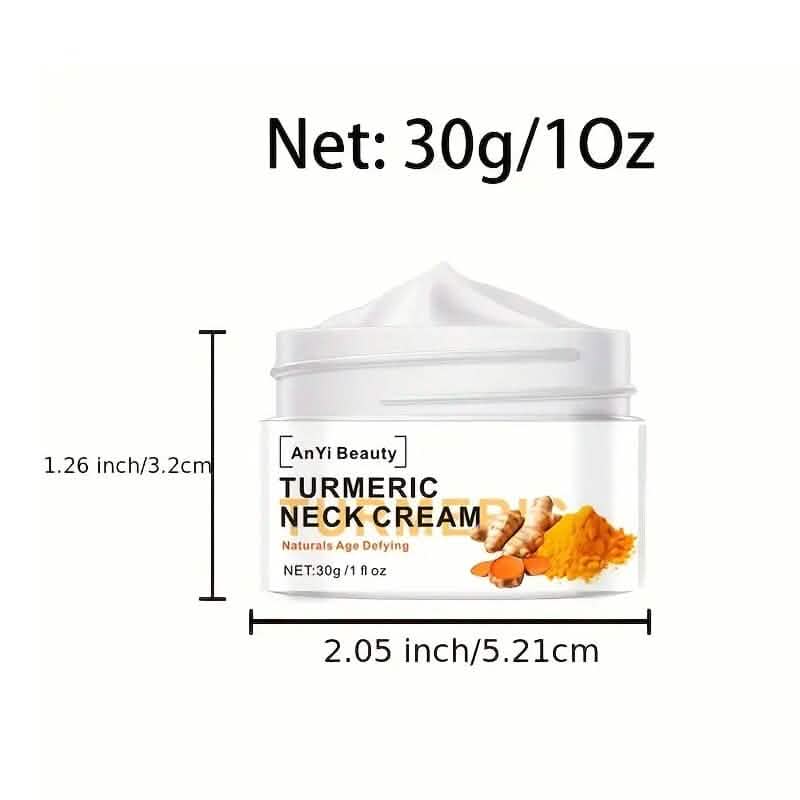 Crème raffermissante pour le cou au curcuma Hydratant visage au rétinol, collagène et acide hyaluronique