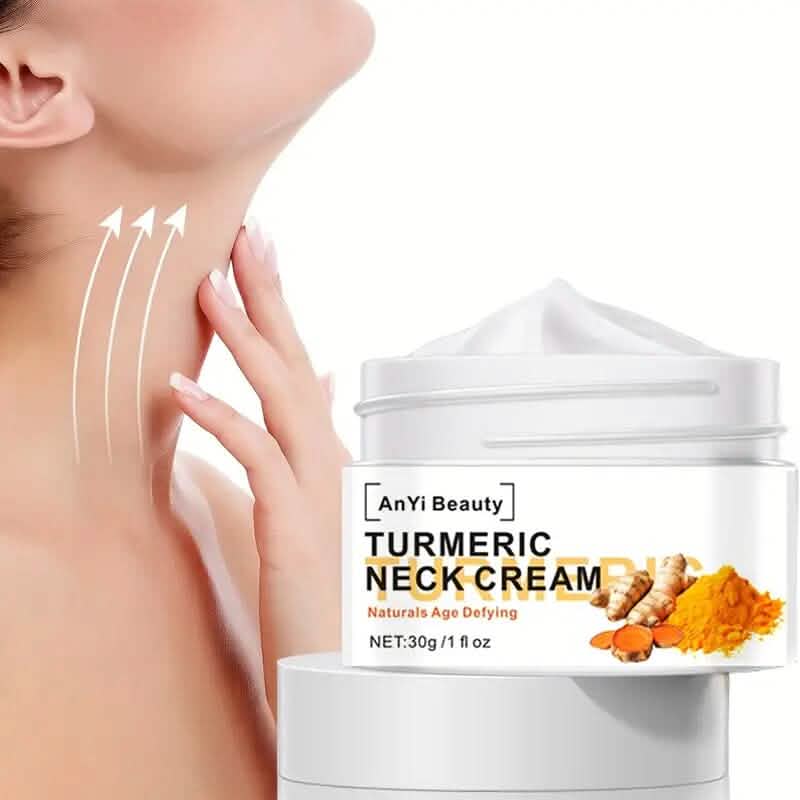 Crème raffermissante pour le cou au curcuma Hydratant visage au rétinol, collagène et acide hyaluronique