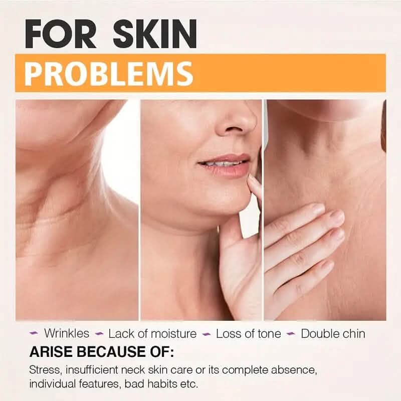 Crème raffermissante pour le cou au curcuma Hydratant visage au rétinol, collagène et acide hyaluronique