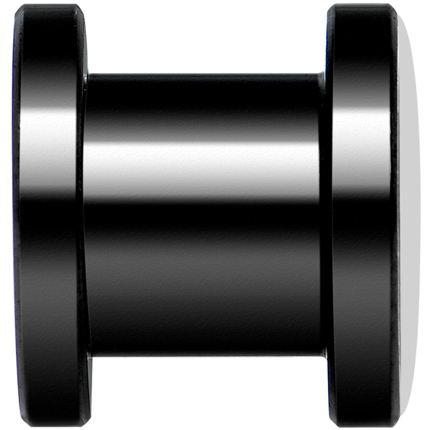 Full Color Leopard Eyes Black Anodized Screw Fit Plug Set 0G