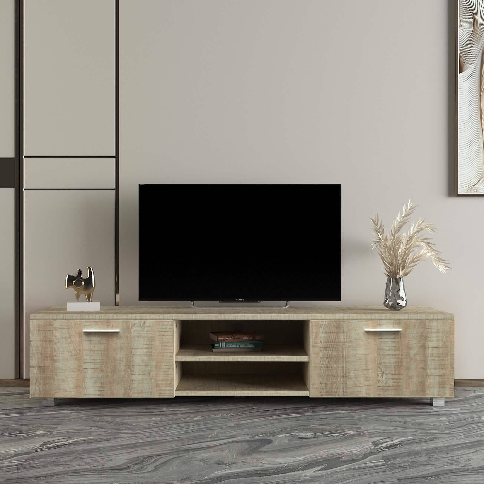 Meuble TV pour téléviseur à écran plat de 65 à 70 pouces
