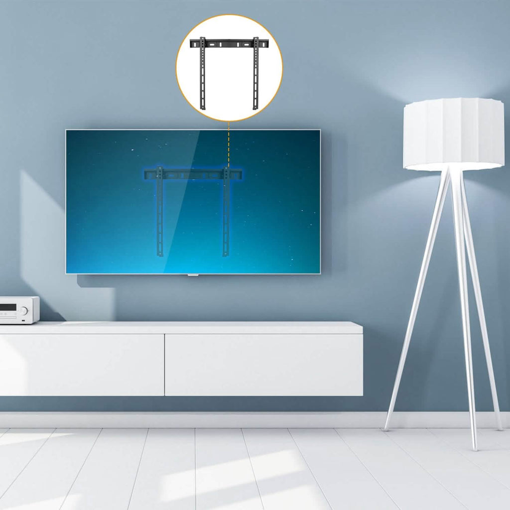 Support mural de fixation TV pour téléviseurs plats de 32 à 65 pouces