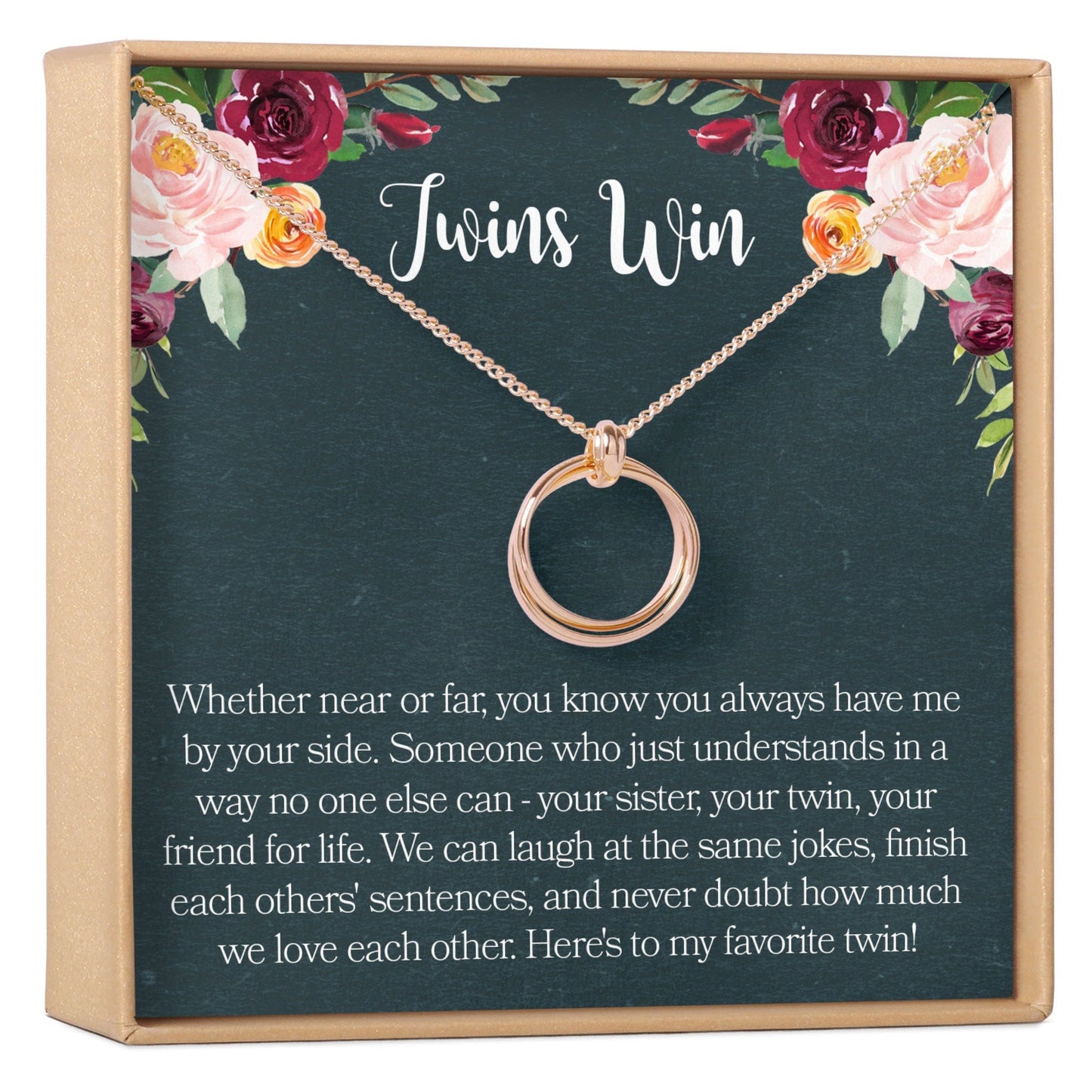 Twin Sister Gift Necklace