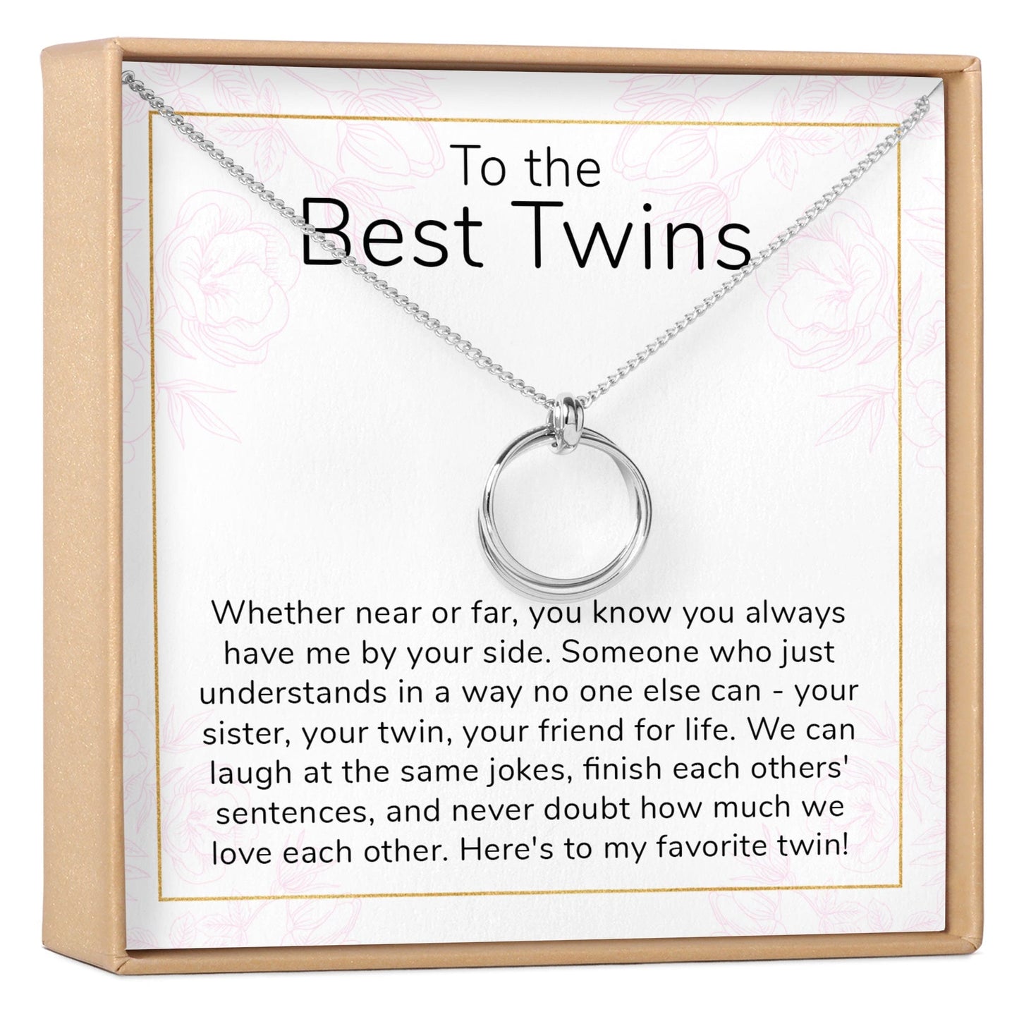 Twin Sister Gift Necklace
