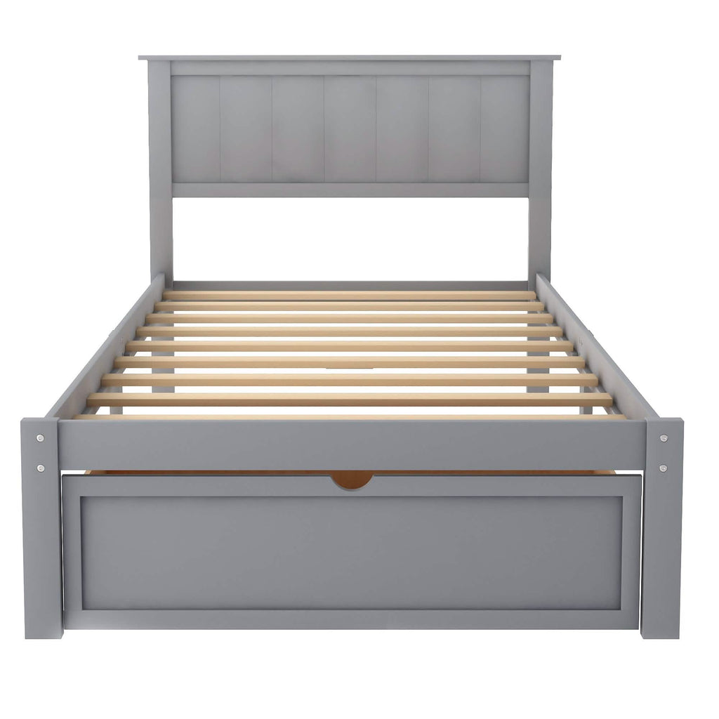 Twin Size Platform Bed with Storage