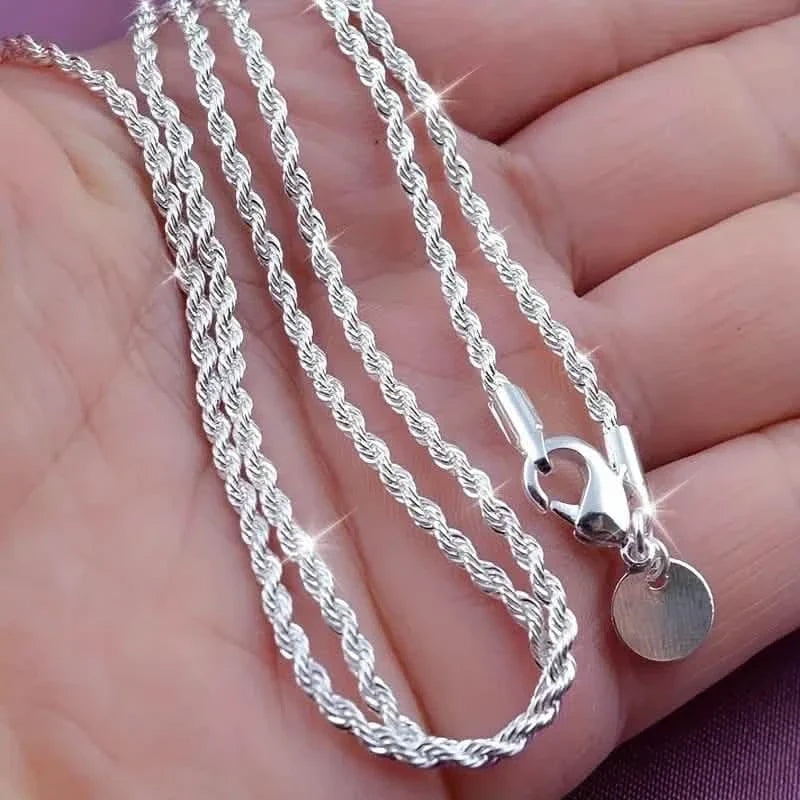 Collier chaîne torsadée Bijou pour femme