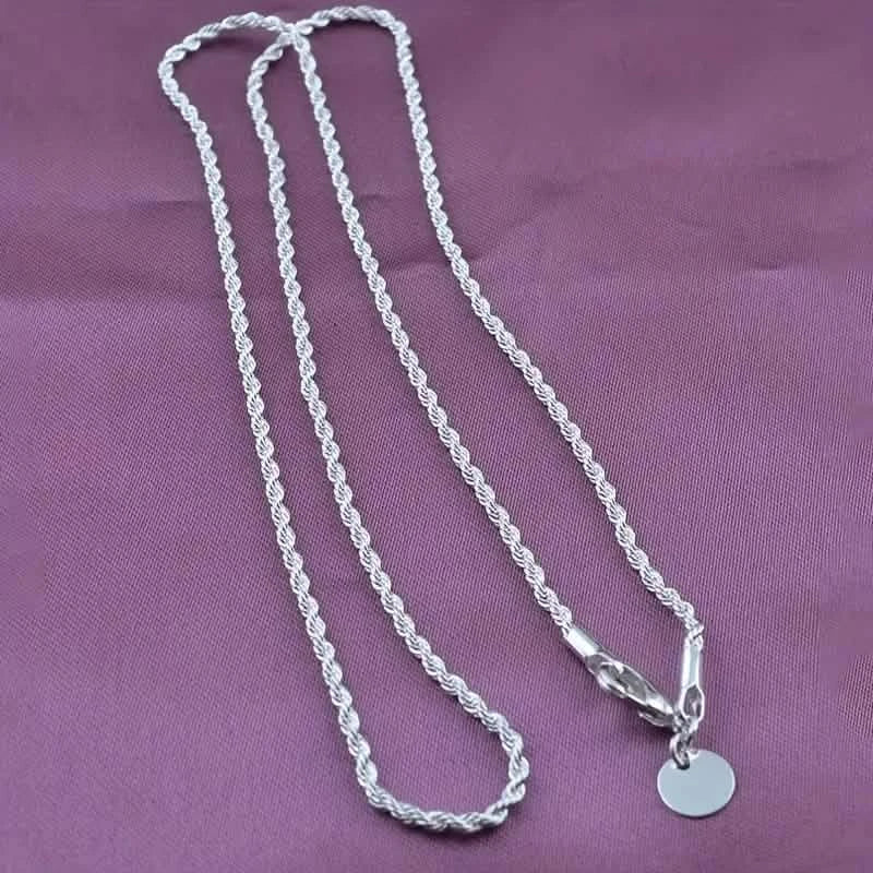 Collier chaîne torsadée Bijou pour femme