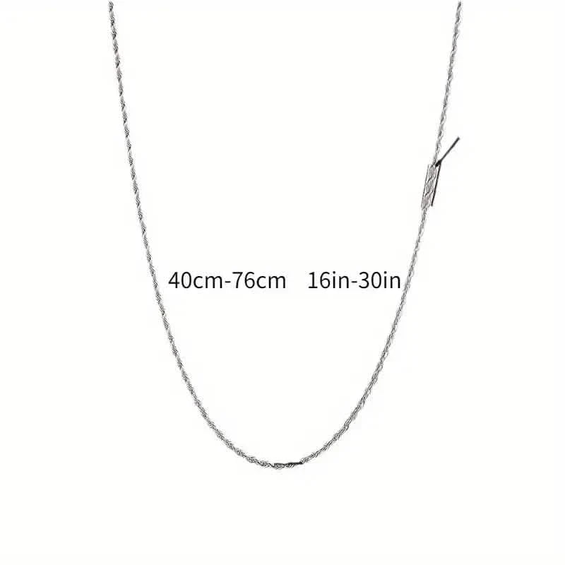 Collier chaîne torsadée Bijou pour femme