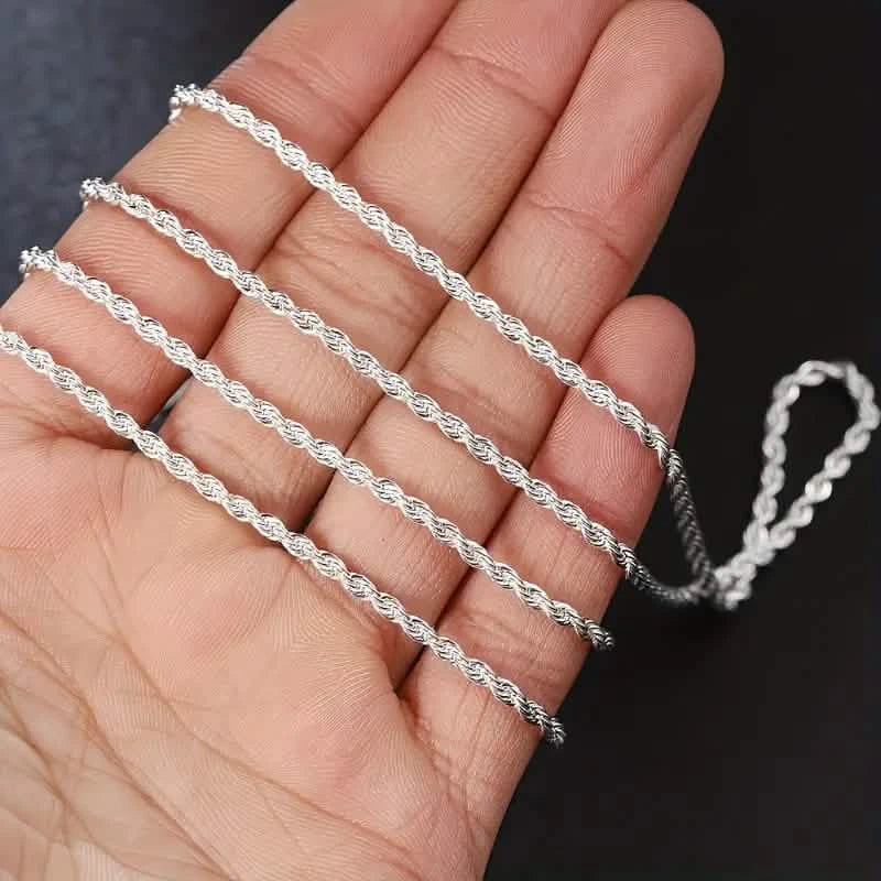 Collier chaîne torsadée Bijou pour femme