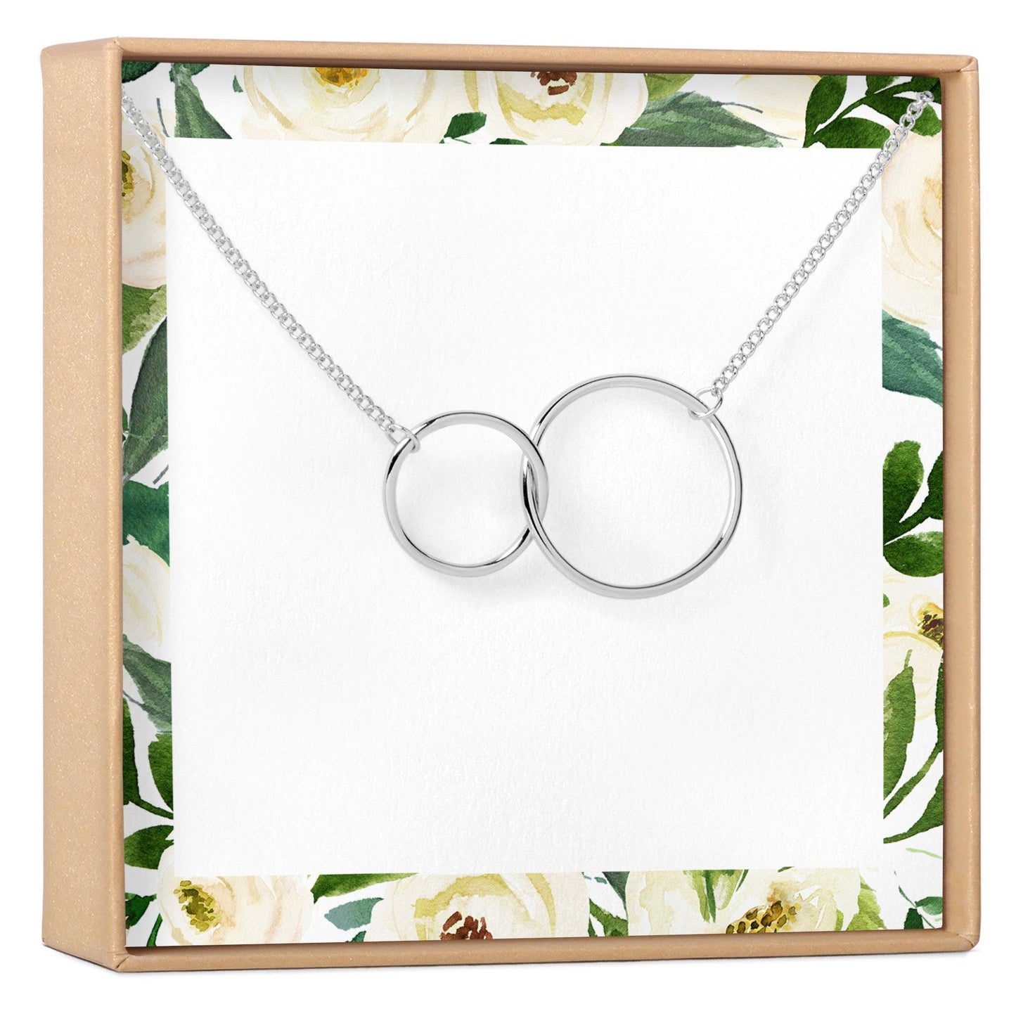 Two Interlocking Circles Necklace