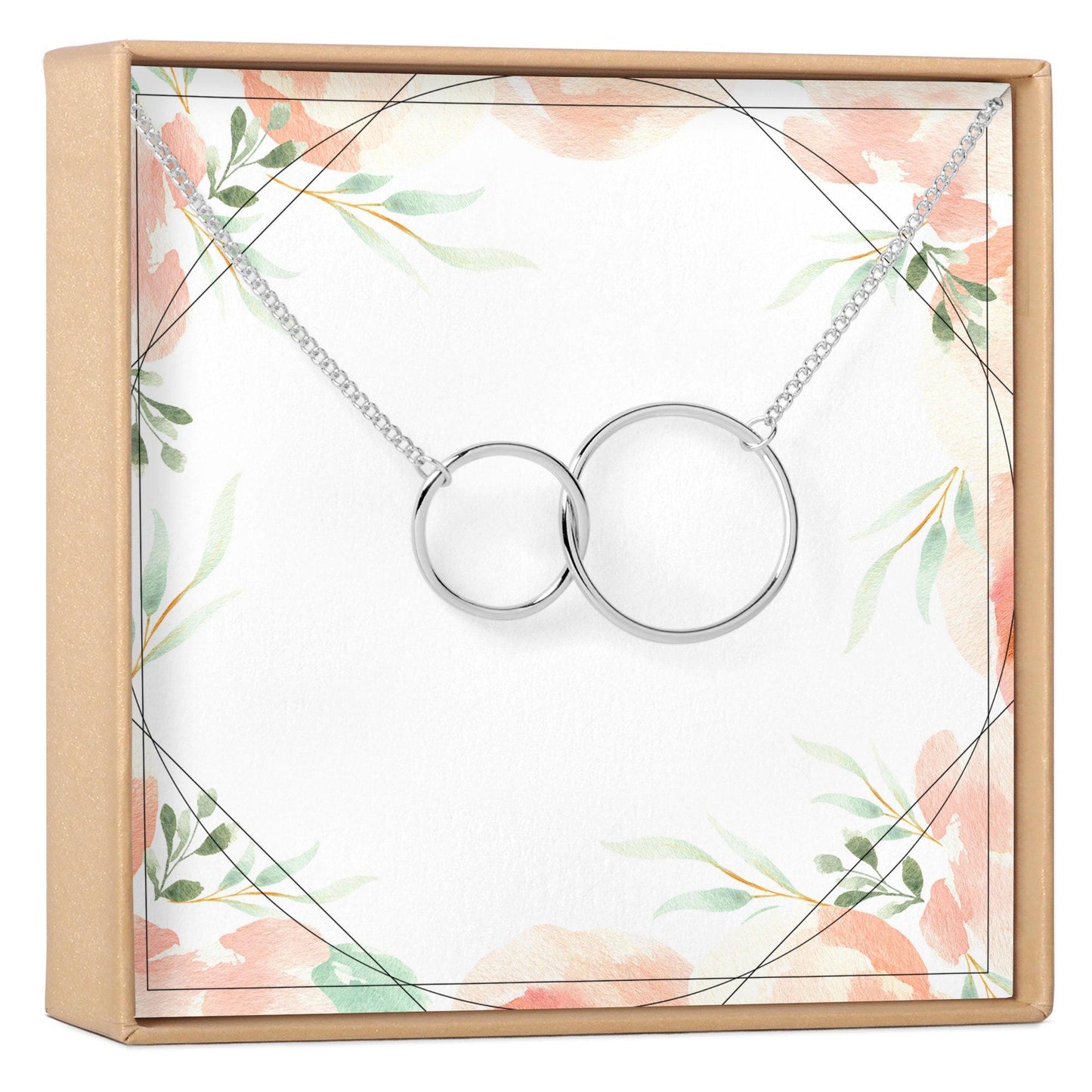 Two Interlocking Circles Necklace