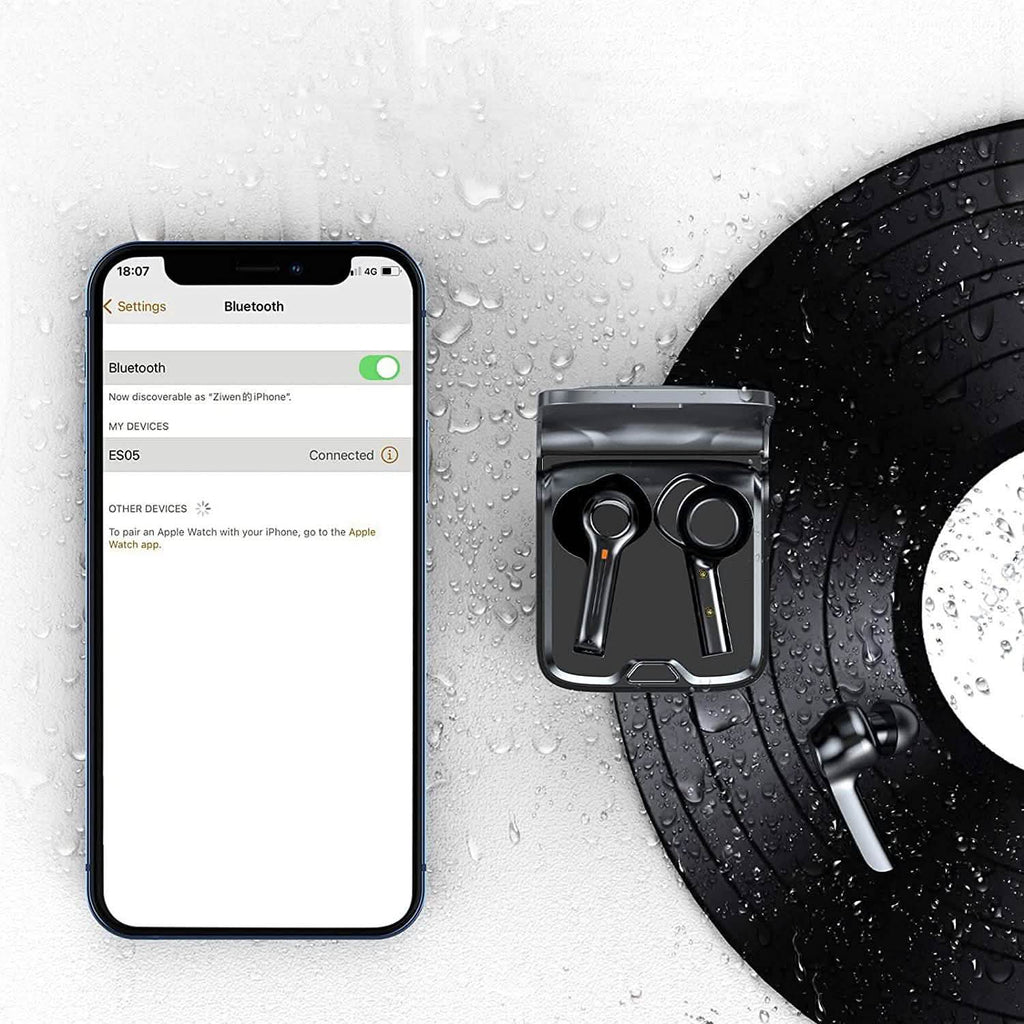 TWS Bluetoothイヤホン 指紋タッチ操作