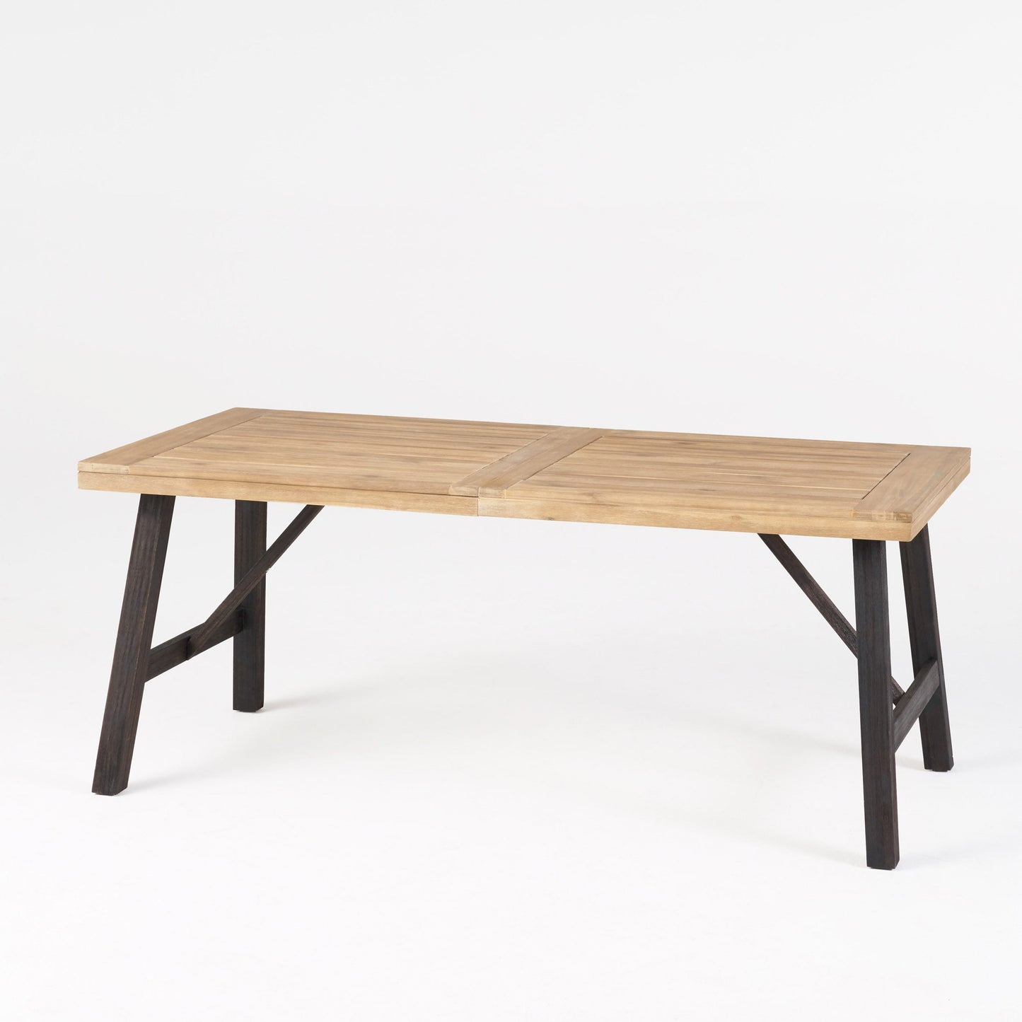 Bettina Dining Table with Slat Panel Design