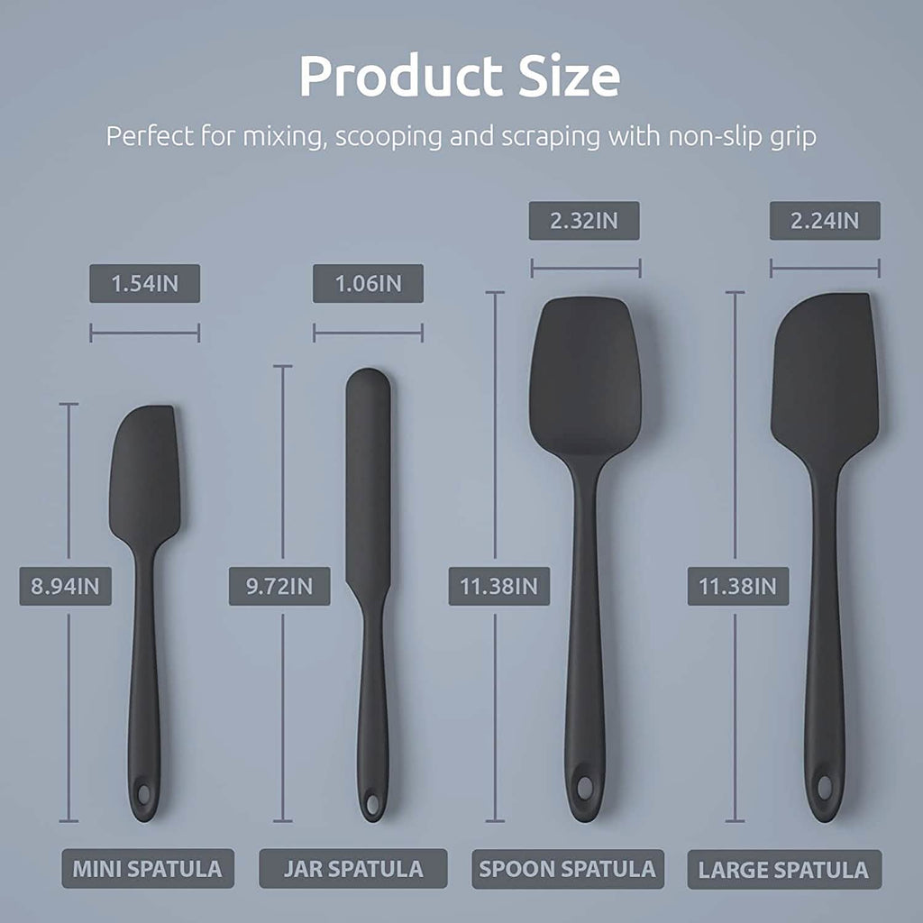 Ensemble de spatules en silicone U-Taste avec résistance à la chaleur de 250 °C