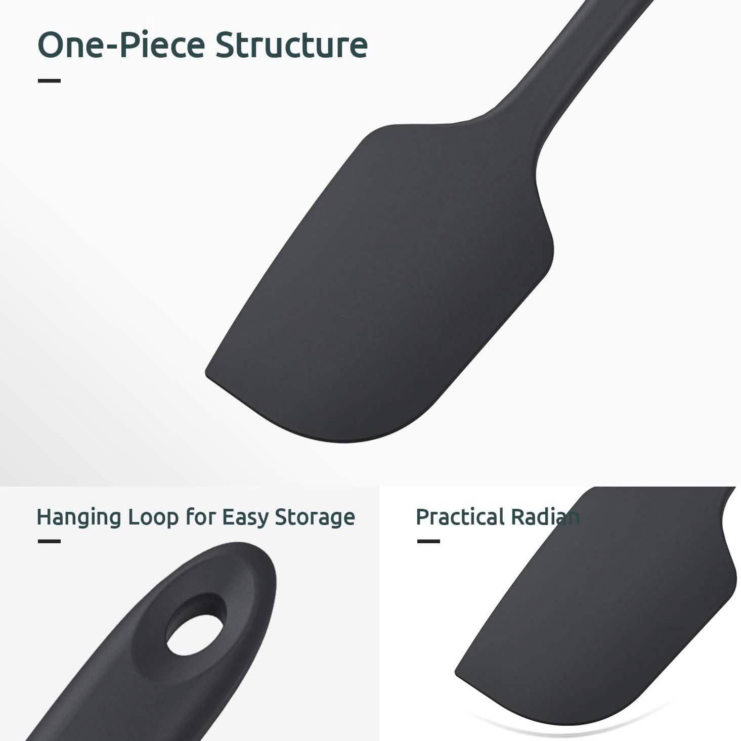 Ensemble de spatules en silicone U-Taste avec résistance à la chaleur de 250 °C