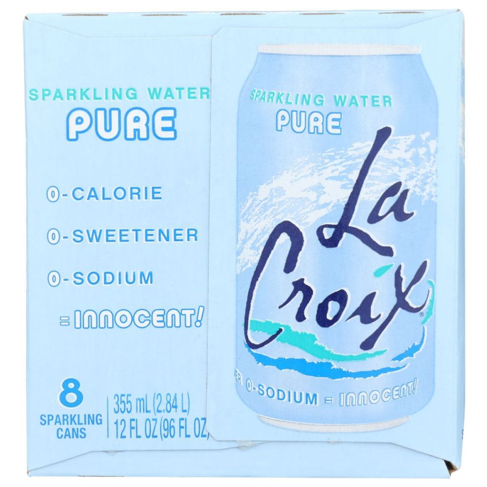 LA CROIX: Pure Flavored Sparkling Water 8Pk, 96 fo
