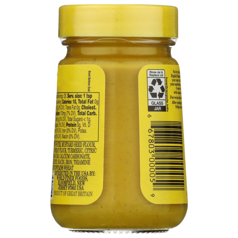 COLMANS: Prepared Mustard, 3.53 oz