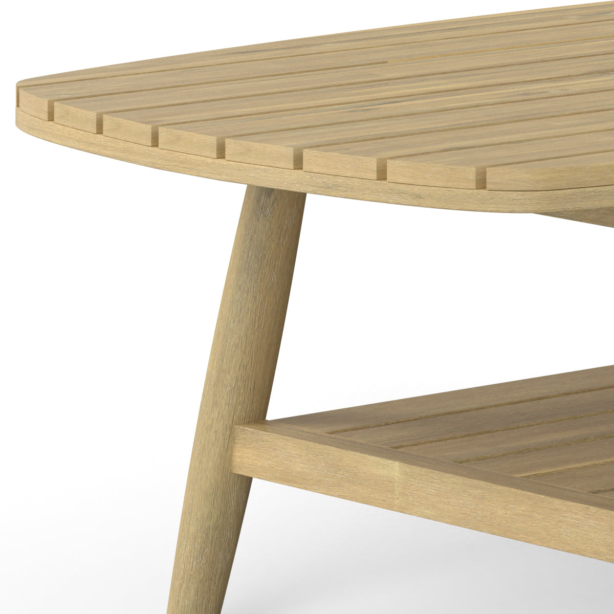 Bayshore Outdoor Coffee Table - Light Teak