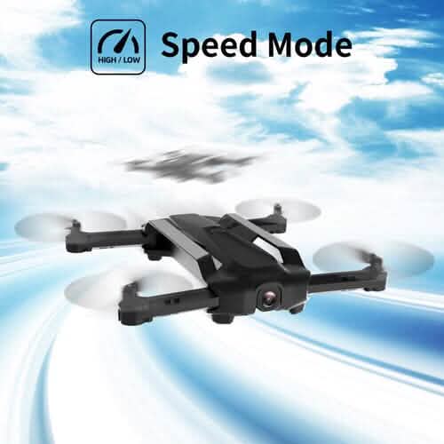 Drone quadrirotor RC pliable UDIRC FPV WiFi avec caméra HD 720P et 2 batteries U73