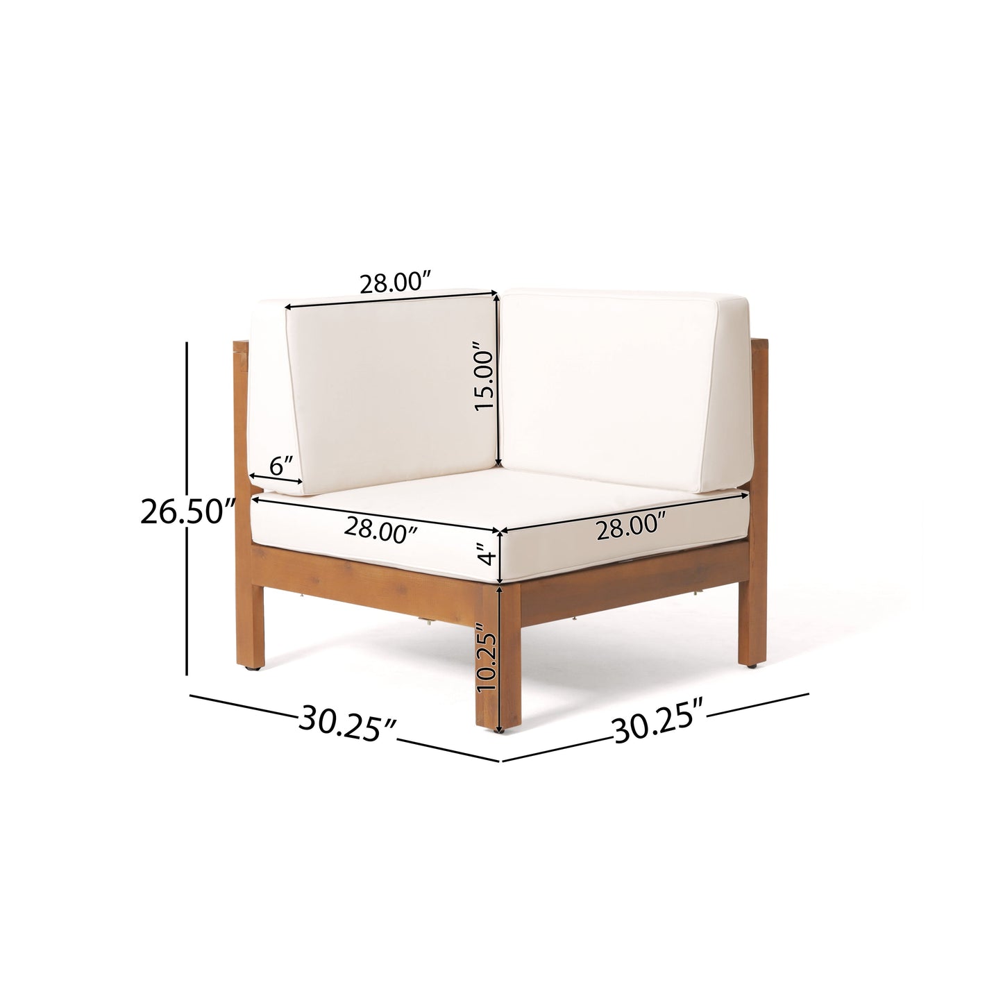 Brava X-Back Corner Chair