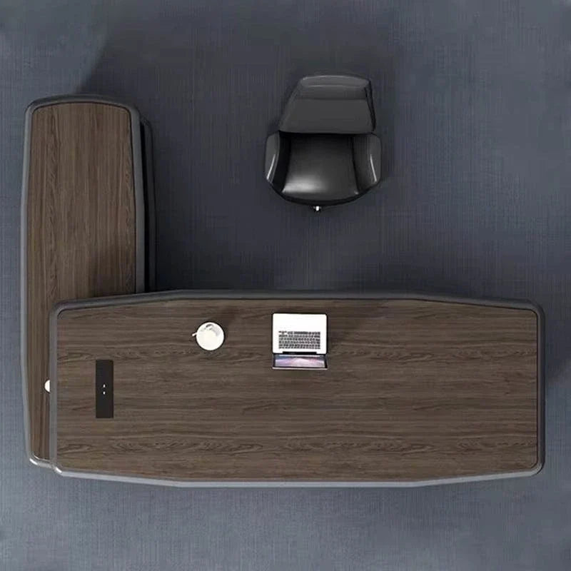 Alwin · Modern L-Shaped Executive Desk