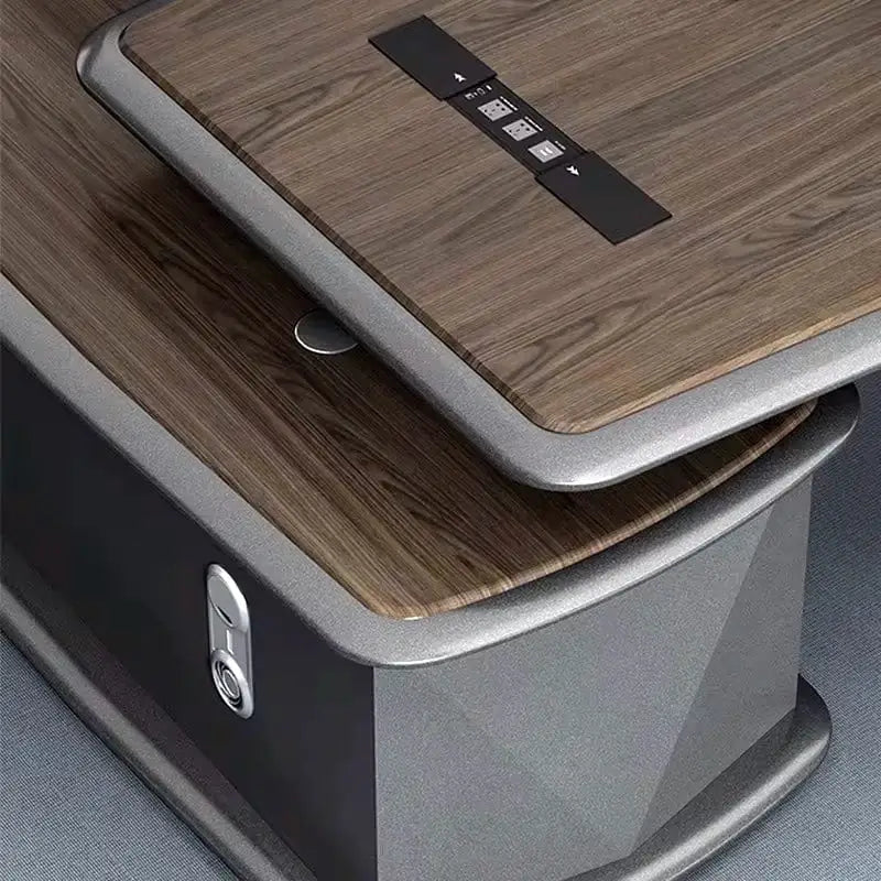 Alwin · Modern L-Shaped Executive Desk