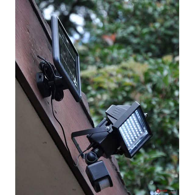超高輝度60LEDモーションセンサーソーラーフラッドライト