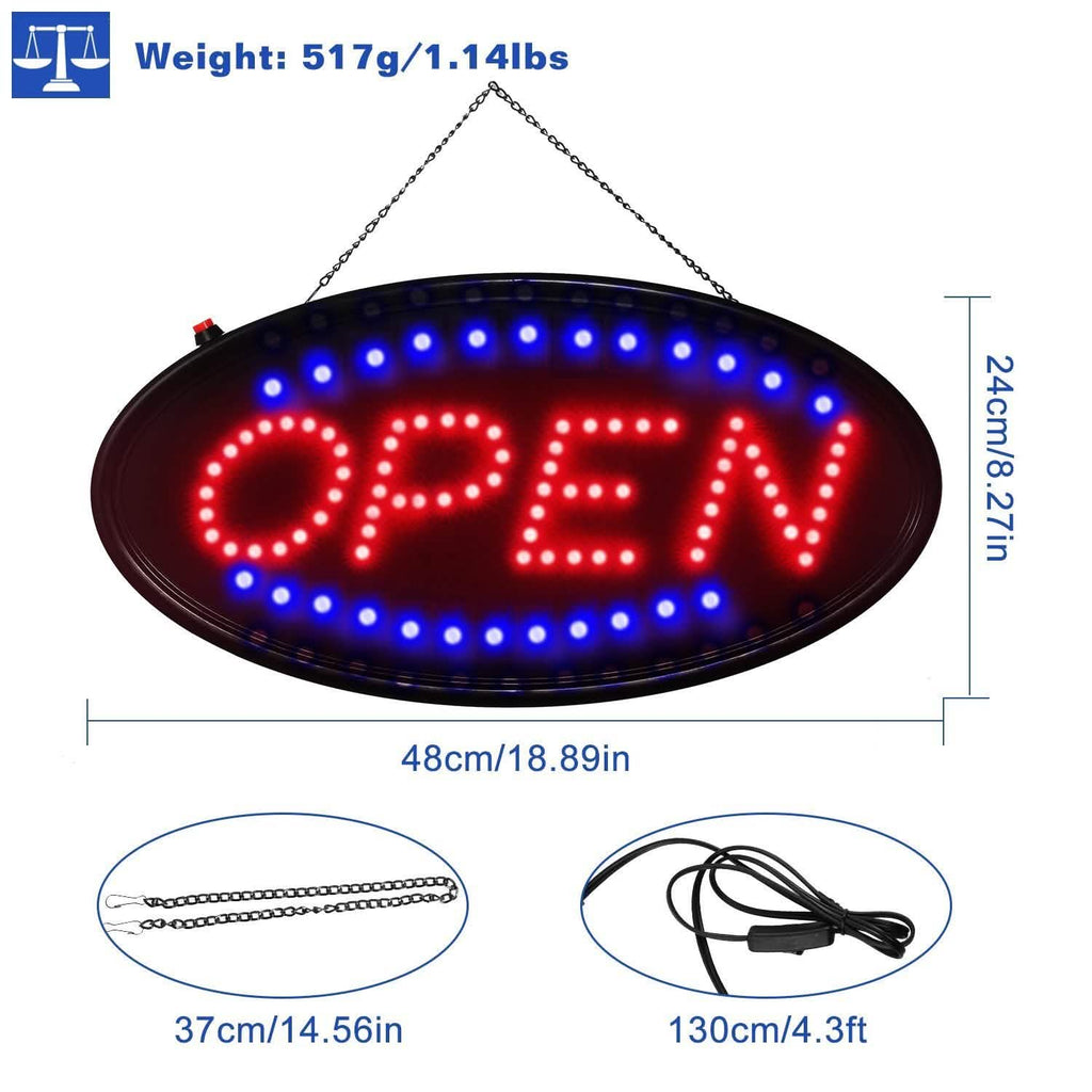 Enseigne Ouvert LED Néon Ultra Lumineux
