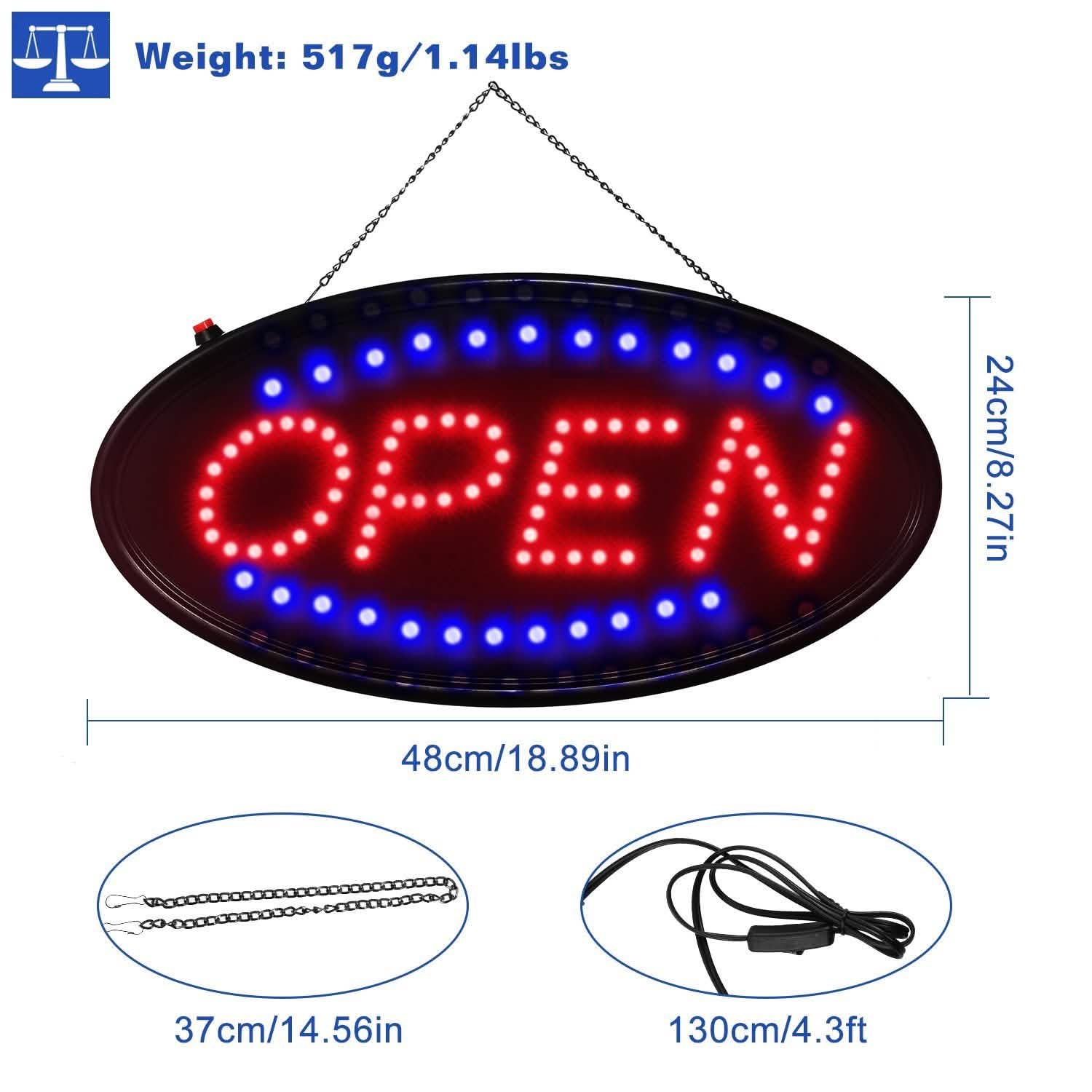 Enseigne Ouvert LED Néon Ultra Lumineux