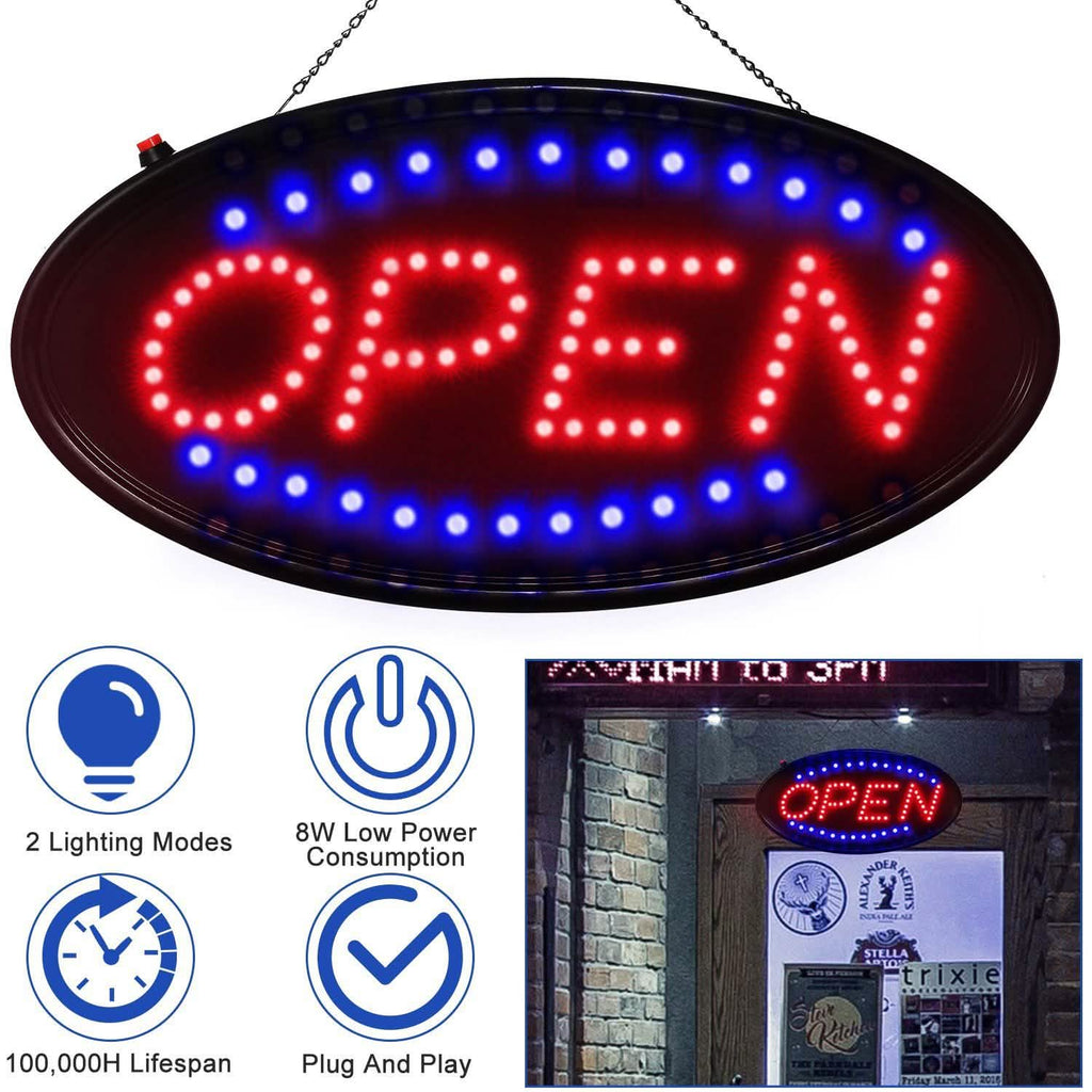 Enseigne Ouvert LED Néon Ultra Lumineux