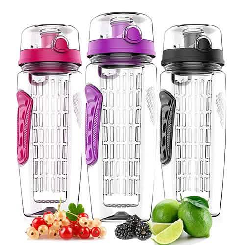 超ポータブルフルーツインフューズウォーターボトル 32oz