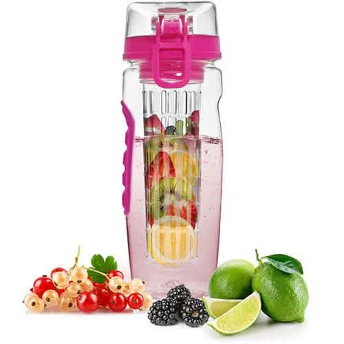 超ポータブルフルーツインフューズウォーターボトル 32oz