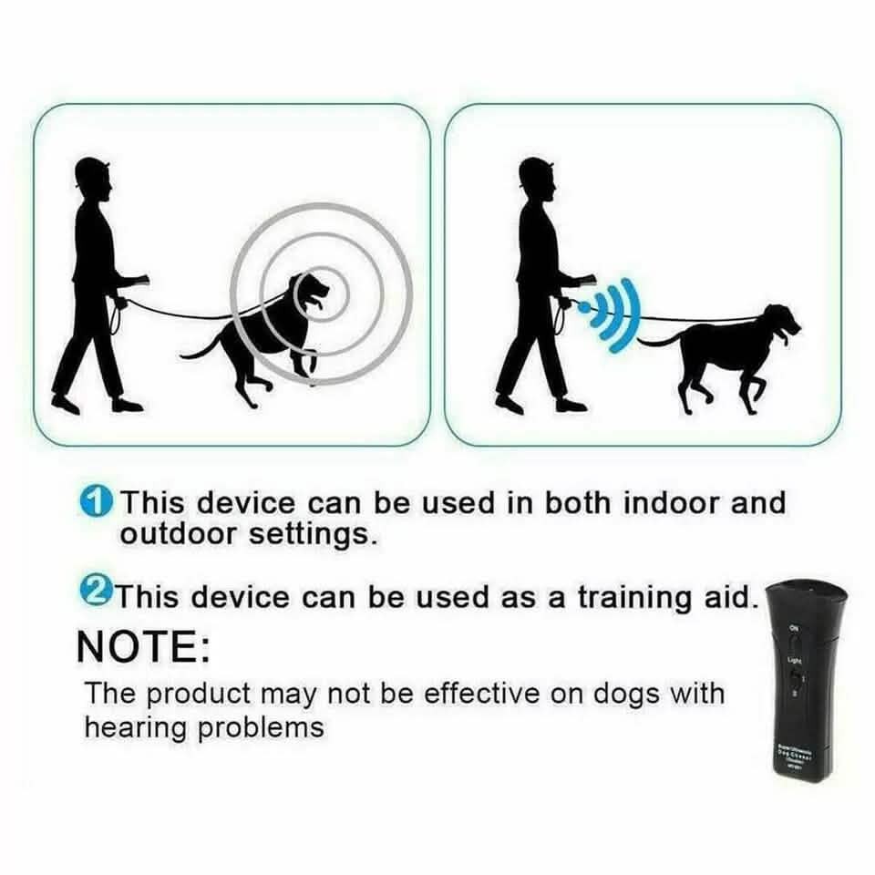 Ultrasonic Pet Dog Anti Bark Training Chaser Control Device