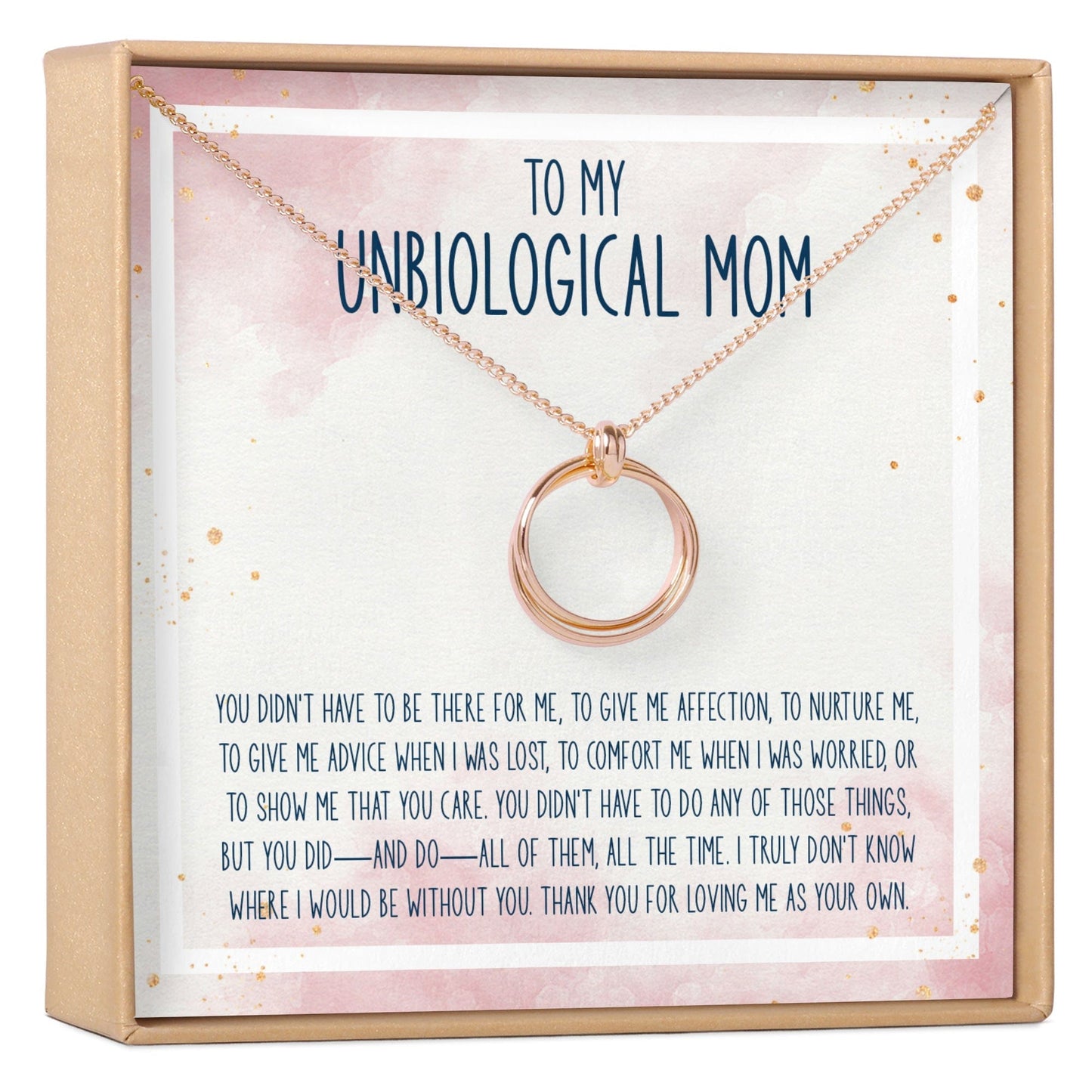 Unbiological Mom Necklace, Multiple Styles