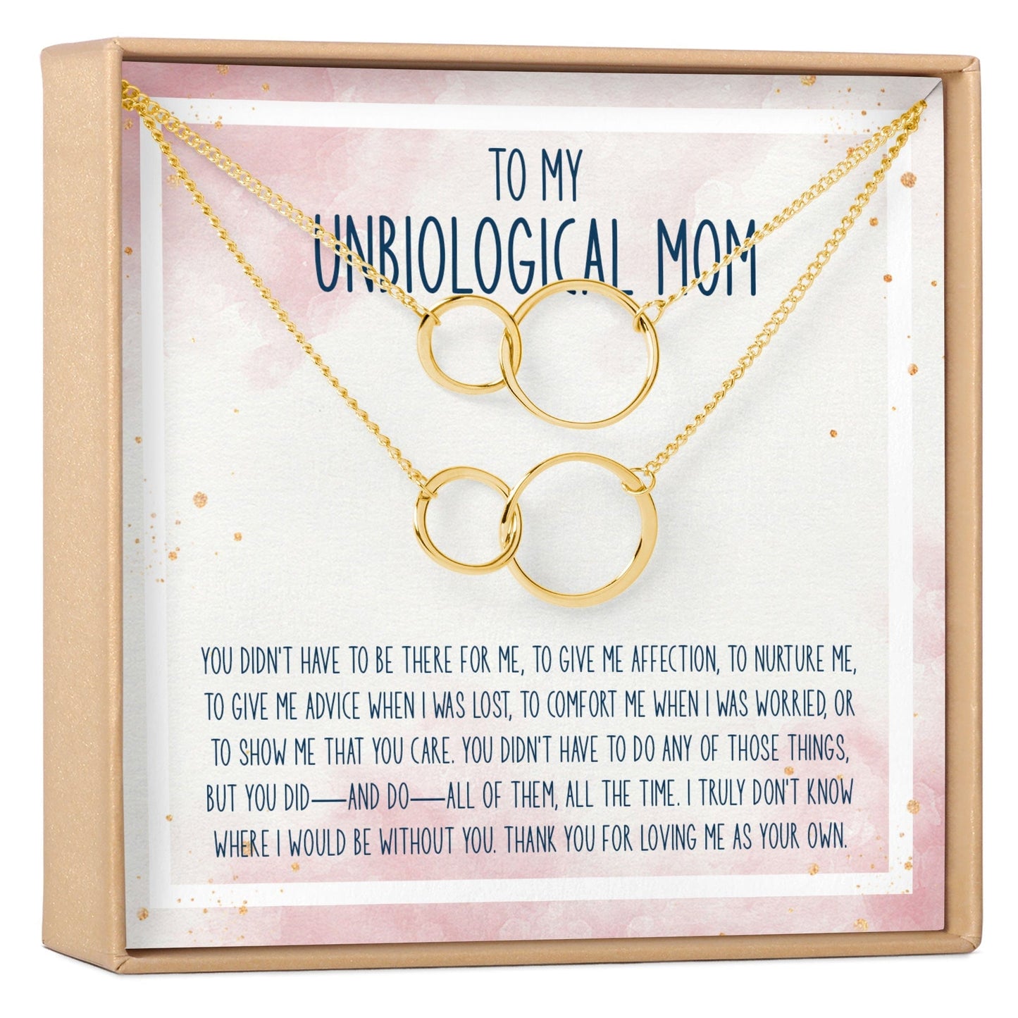 Unbiological Mom Necklace, Multiple Styles